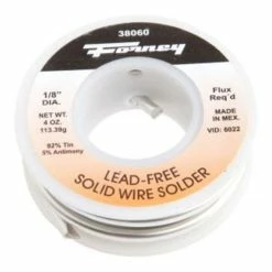 Forney Industries 1/8 Inch Lead Free Solder 95% Tin / 5% Antimony 1/4lb 38060 - Soldering Guns, Irons & Accessories 7 Forney Industries 1/8 Inch Lead Free Solder 95% Tin / 5% Antimony 1/4lb 38060 - Soldering Guns, Irons & Accessories -Tools Online Store d1c409c36234ed5d36f6834a76914f5039f215c8 38060 1