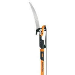 Fiskars Gilmour Power Lever Extendable Pole Saw and Pruner 7 14 inch 393981 1001 - Hand Saws