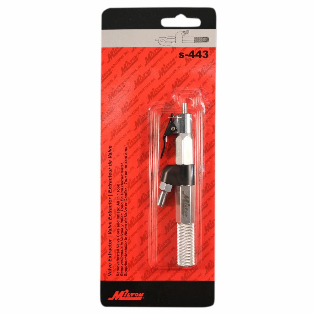 Milton All in One Valve Extractor Tool 1/4 inch Threaded Inlet S-443 - Reinforcement Hardware 3 Milton All in One Valve Extractor Tool 1/4 inch Threaded Inlet S-443 - Reinforcement Hardware