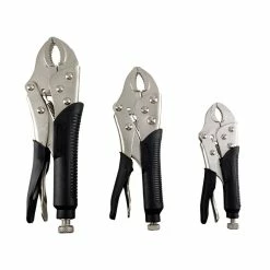 Real Work Tools™ 3 Piece Locking Pliers - 66405