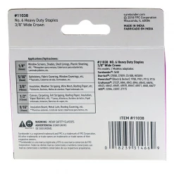 Surebonder Number 6 Heavy Duty 3/8 Inch Staple 1000 Pack 11038 - Staple Guns -Tools Online Store d9f831e06056b272b31a1fec8fdfa9dc6995e69d 10650123 2