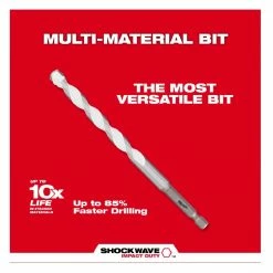 Milwaukee 5/16" x 4" x 6" Shockwave™ Carbide Multi-Material Drill Bit - 48-20-8888 - Power Tool Accessories 14 Milwaukee 5/16" x 4" x 6" Shockwave™ Carbide Multi-Material Drill Bit - 48-20-8888 - Power Tool Accessories -Tools Online Store e3ce162a84264118dec5008707d8a1cad0dbb692 24890343 5