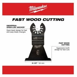 Milwaukee® Open-Lok™ 2-1/2" HCS Wood Blade, 1 Pack - 49-25-1111 - Blades & Knives -Tools Online Store e3f5f0cee7c3510ccee957964c3c4c9936bdc921 24890353 6