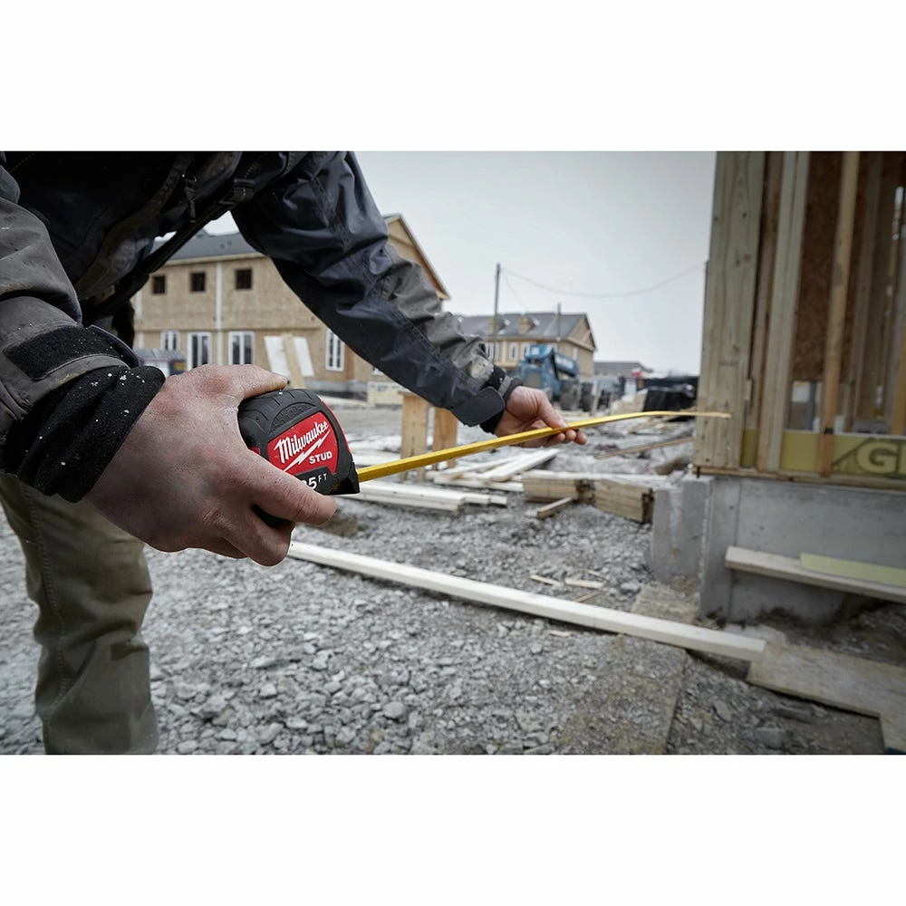 Milwaukee 25' STUD™ Tape Measure with 17' Reach - 48-22-9725 - Measuring Tools 12 Milwaukee 25' STUD™ Tape Measure with 17' Reach - 48-22-9725 - Measuring Tools - Image 10