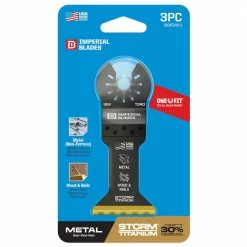 Imperial Blades One Fit 1-3/4" Carbide Extreme Storm Titanium Metal Blade, 3 Piece - 98443004 - Blades & Knives 7 Imperial Blades One Fit 1-3/4" Carbide Extreme Storm Titanium Metal Blade, 3 Piece - 98443004 - Blades & Knives -Tools Online Store e58569b61afcb0699da3f500be9b8bb91942d9ed 98443004 1