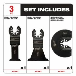Milwaukee® Open-Lok™ 3 Piece Wood Cutting Multi-Tool Blade Variety Pack - 49-10-9004 - Blades & Knives -Tools Online Store e5cad58606e4a7d98f7a2a59f01fc5aa9793ecc9 24890348 3