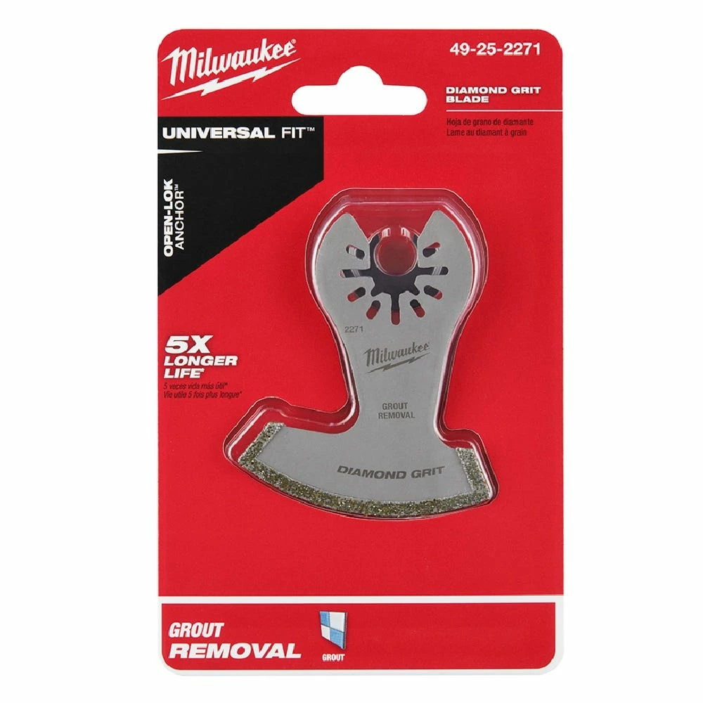Milwaukee® Open-Lok™ Diamond Grit Grout Removal Blade 1 Pack - 49-25-2271 - Blades & Knives 4 Milwaukee® Open-Lok™ Diamond Grit Grout Removal Blade 1 Pack - 49-25-2271 - Blades & Knives - Image 2