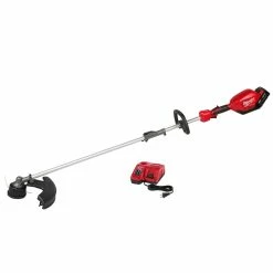 Milwaukee M18 Fuel™ 18-Volt Lithium-Ion Brushless Cordless String Trimmer with Quik-Lok Attachment Capability And 8-0 Ah Battery - 2825-21ST - Leveling & Squares