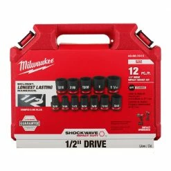Milwaukee Shockwave™ Impact Duty™ 1/2" Drive SAE Standard 6 Point Socket Set, 12-Piece - 49-66-7010 - Sockets & Socket Sets -Tools Online Store f22d36b6f1593ac7117fe4f50b7ab27fbb69090b 24890371 3