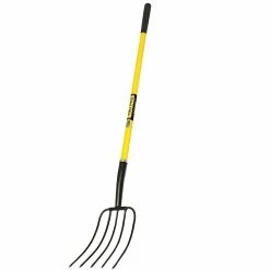 Tru-Pro TruPro 5 Tine Manure Fork with Fiberglass Handle - 30323 - Pitchforks