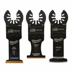 Milwaukee® Open-Lok™ 3 Piece All Purpose Multi-Tool Blade Variety Pack - 49-10-9001 - Blades & Knives