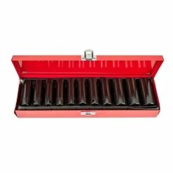 Mat Industries Air Tool Socket Set 1/2 inch Deep 024-0086CT - Sockets & Socket Sets