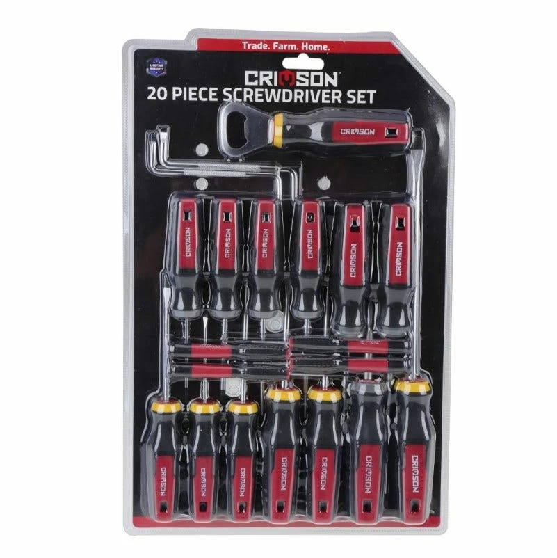 Crimson Force 20 Piece Screwdriver Set - 88-279-0204 - Screw Drivers 3 Crimson Force 20 Piece Screwdriver Set - 88-279-0204 - Screw Drivers