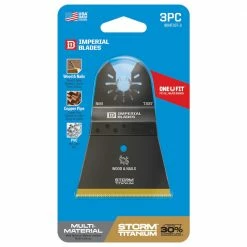 Imperial Blades One Fit 2-1/2" Carbide Extreme Storm Titanium Wood and Nails Blade, 3 Piece - 98443010 - Blades & Knives -Tools Online Store fe849125602d1c0583b473da65ea33ca5ab8ff4e 98443010 1
